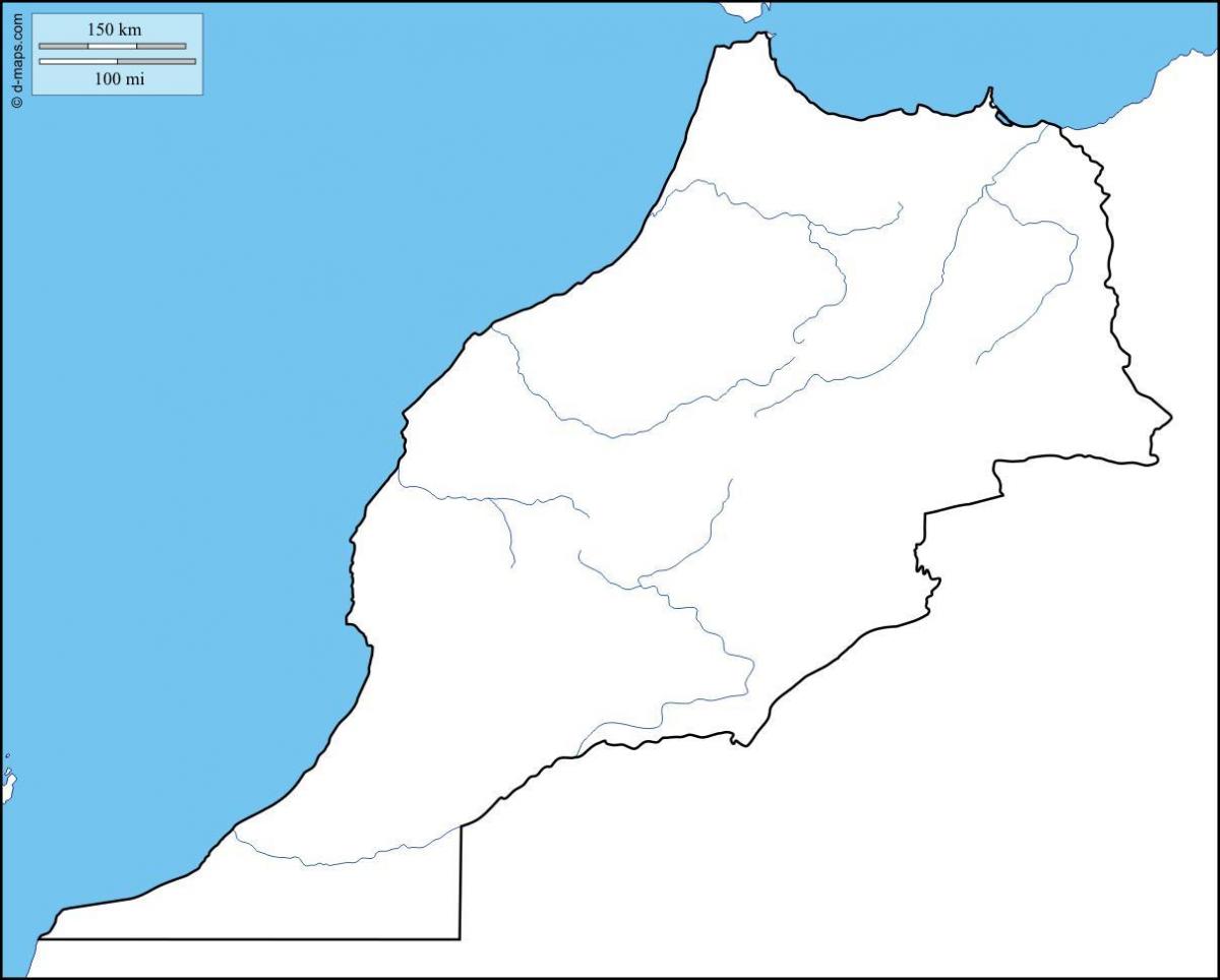 Pusta mapa Maroka